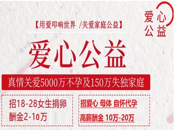 南昌市捐卵助孕生子 爱心志愿者招募